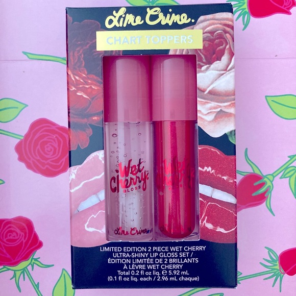 Lime Crime Other - *SOLD* Lime Crime Chart Toppers Wet Cherry Set